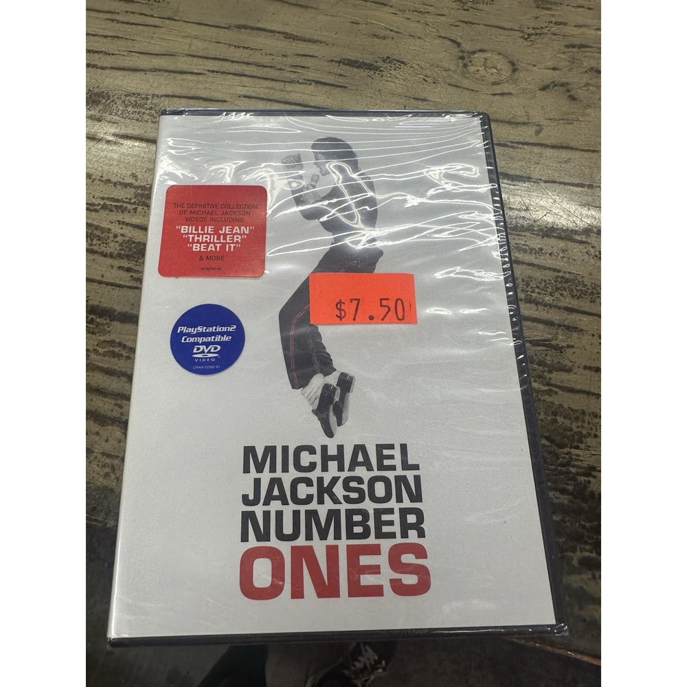 MICHAEL JACKSON NUMBER ONES DVD IN NEW CONDITION SEALED WITH HYPE STICKER
